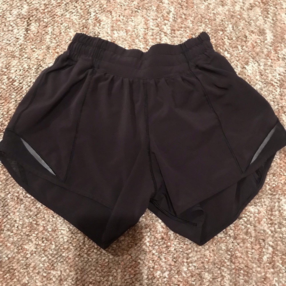 Black lululemon shorts